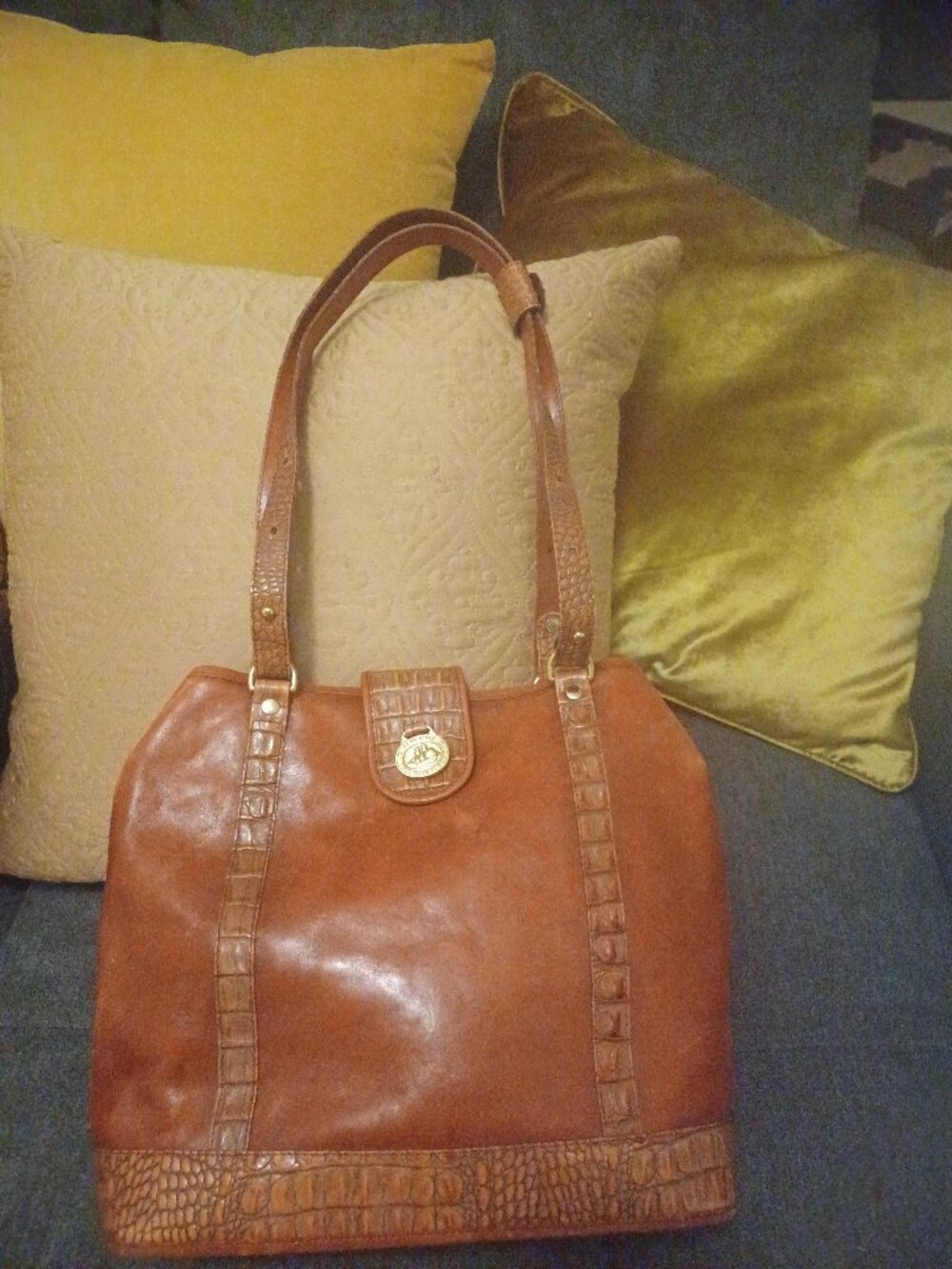 Brahim Vintage Leather Shoulder Bag